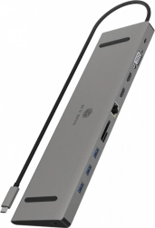 Icy Box 11-u-1 USB‑C dokna stanica s podrškom za 100 W PD