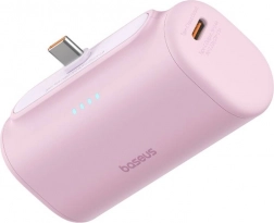 Brzopunjiva power banka BASEUS Compact USB‑C 5000 mAh, 20 W – ružičasta