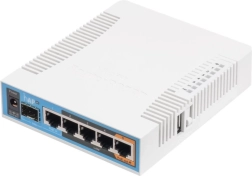 Pristupna točka 2.4/5 GHz s 5GbE MIKROTIK hAP ac (RB962UiGS-5HacT2HnT)