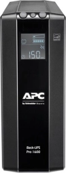 UPS APC Back‑UPS Pro 1600 VA s AVR i LCD, 8× C13