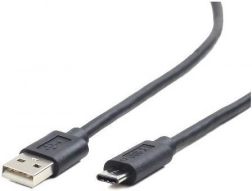 USB kabel 2.0 USB‑A na USB‑C, 1 m, crni