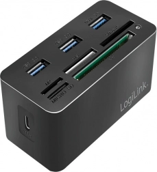 USB-C mini priključna stanica 8 u 1 crna