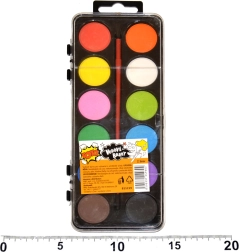 Vodene boje 12 boja s kistom