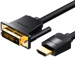 Hdmi na dvi (24+1) kabel 3 m 4k 60 hz/1080p 60 hz crni