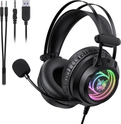 Gaming slušalice Onikuma X80 s mikrofonom i RGB osvjetljenjem