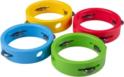 Drvena minitamburina crvena