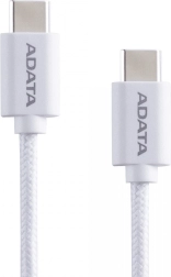 Tekstilni USB‑C na USB‑C kabel 2 m, 100 W, bijeli