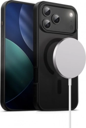 Futrola Hybrid Frost Mag Cover za iPhone 17 Pro Max s MagSafe crna