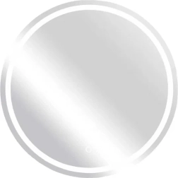 Okruglo LED kupaonsko ogledalo 80 cm s dodirnim upravljanjem