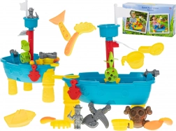 Piratički Brodski Stol za Igranje s Pješčanikom