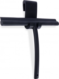 Silikonska brisača za staklo s kukom, crna