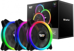 Set ARGB računalnih ventilatora Darkflash DR12 Pro 3-u-1