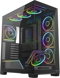 Računalno kućište MODECOM Volcano Stellar Plus ARGB Midi 8F, crno