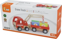 Drveni dizalica VIGA s kontejnerima