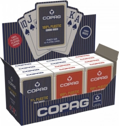 Plastične poker karte PKJ – crvene, veliki indeks