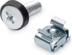 Montažni vijci M6 19,8 mm s maticama i podloškama za 10" i 19" rack, set 50 kom, srebrni – DIGITUS