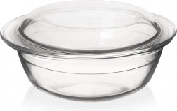 Stakena vatrostalna posuda s poklopcem 2,2 l