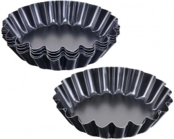 Metalni kalupi za tartlete 9 cm, set 6 kom