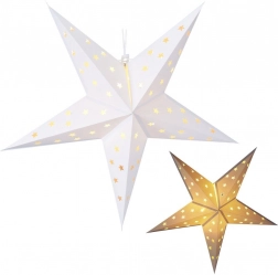 Viseća svjetleća papirnata zvijezda 60 cm