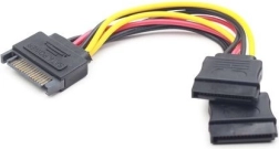 SATA kabel (M) na SATA (F) x2, 15 cm