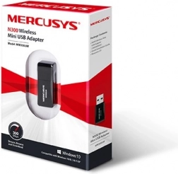 Bežični USB adapter Mercusys MW300UM Mini WiFi N300