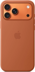 Silikonska futrola s MagSafeom za iPhone 17 Pro Max – terakota