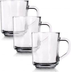 Čaše za kavu i čaj 230 ml, set 3 kom