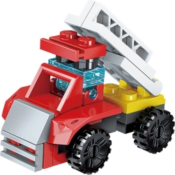 Qman squros extreme promjenjivi 3u1 auto Flame s ljestvama građevni set