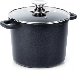 Visoki granitni lonac sa staklenim poklopcem GRANDE 4,2 l