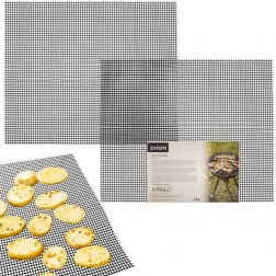 Teflonska mrežasta podloga za roštilj 40 × 33 cm, 2 kom