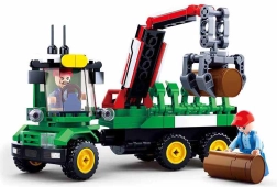 Sluban Farma Traktor s prikolicom za trupce