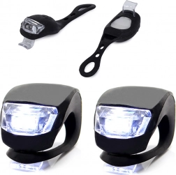 Komplet silikonskih svjetala za bicikl, 2 kom, vodootporan