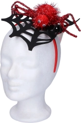 Traka za kosu s paučinom i paukom