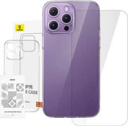 Prozirna maskica i kaljeno staklo za iPhone 14 Pro Max