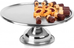 Nerđavi stalak za torte na nozi 33 cm