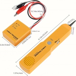 Lokator i ispitivač kabela s tonskom sondom RJ11 u futroli