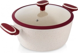 Granitni lonac sa staklenim poklopcem TERRESTRIAL 26 cm, 5,2 l