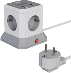 Produžni kabel BlitzWolf s USB i AC utičnicama