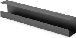 Čelični kanal za kabele ispod stola, 60 cm, crni