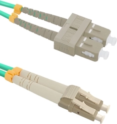 Optički patchcord LC/UPC-SC/UPC multimodni OM4 1 m