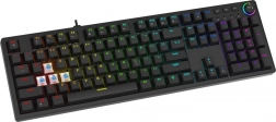 Mehanička gaming tipkovnica SAVIO STYX s prekidačima OUTEMU Blue, hot‑swap i RGB