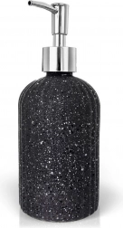 Stakleni dozator sapuna, sivi, 450 ml