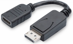 Adapter DisplayPort na HDMI, 1080p 60 Hz, crni, 0,15 m