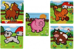 Teddies drvene puzzle moje prve životinje: konjić