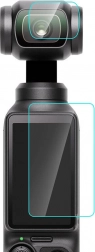 Kaljeno staklo za objektiv i zaštitna folija/staklo za zaslon za DJI Osmo Pocket 3