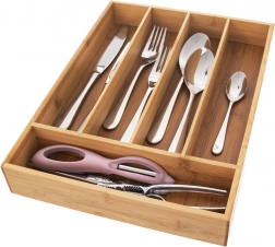 Bambusov organizator za pribor za ladicu 35 × 26 cm