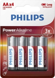 Philips Power Alkaline AA baterije 4 kom