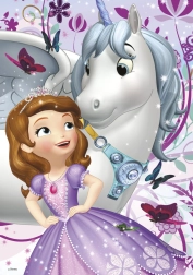 Dino puzzle Sofija i jednorog 200 dijelova