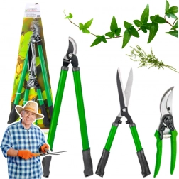 Set vrtnih škara i škara za živicu 3 kom s futrolama