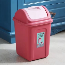 Uzak plastični koš za otpad s preklopnim poklopcem 10 l